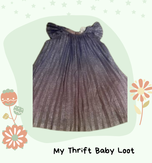NEW H&M purple party frock (3-4 years)